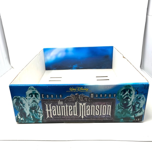Disney Haunted Mansion Retail DVD Stocking Display Empty Cardboard Box 18x15x5 - Picture 4 of 12